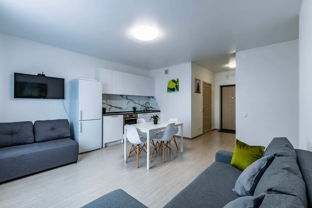 Светлые апартаменты в ЖК Московский Квартал