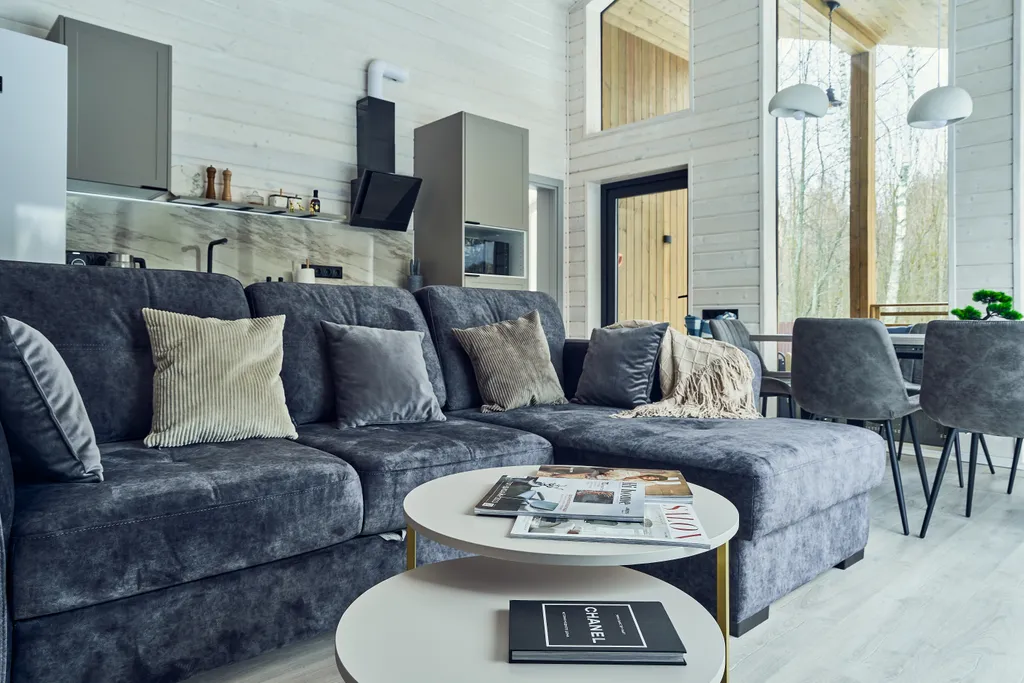 Коттедж Стильный новый коттедж на лесном участке — Семеновское