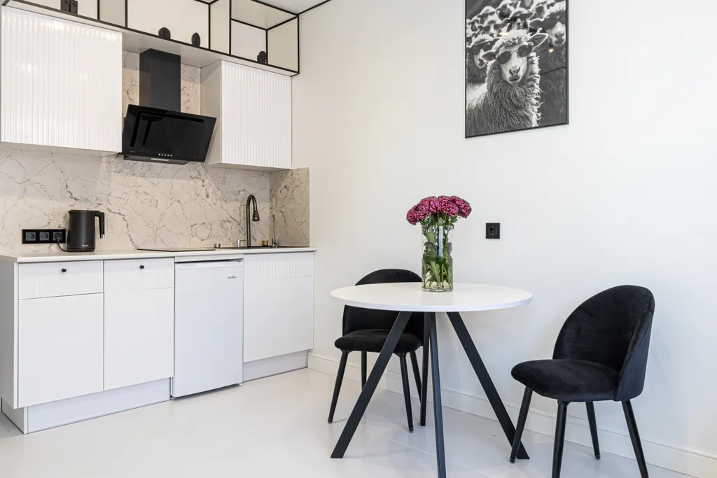 Квартира Светлая квартира с дизайнерским ремонтом Алисой и качелями в спальне — Краснодар