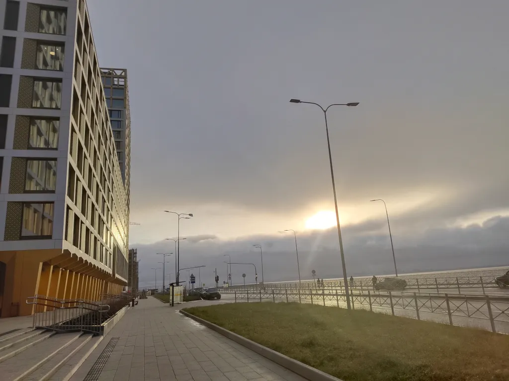 Квартира Квартира Евро-студия с видом на Финский залив — Санкт-Петербург