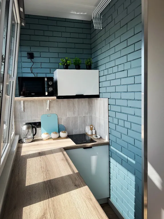 2-я студия с видом на город и море