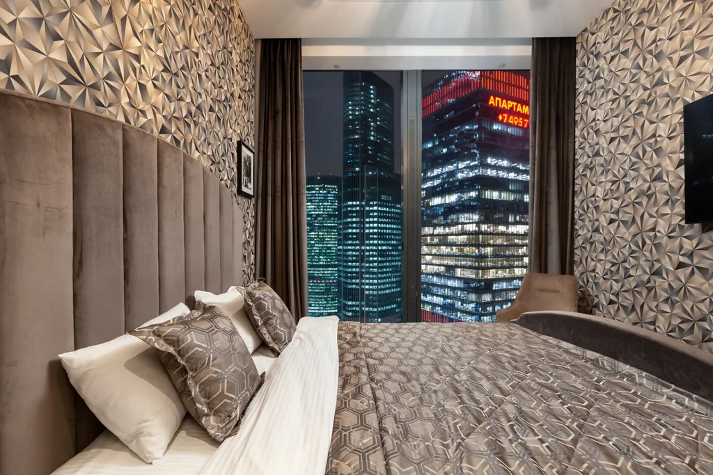 Трёхкомнатный апарт на 40 этаже