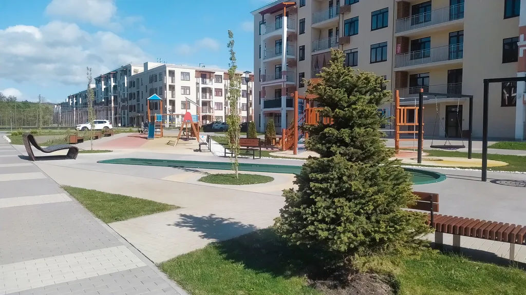 Квартира с видом на бассейн