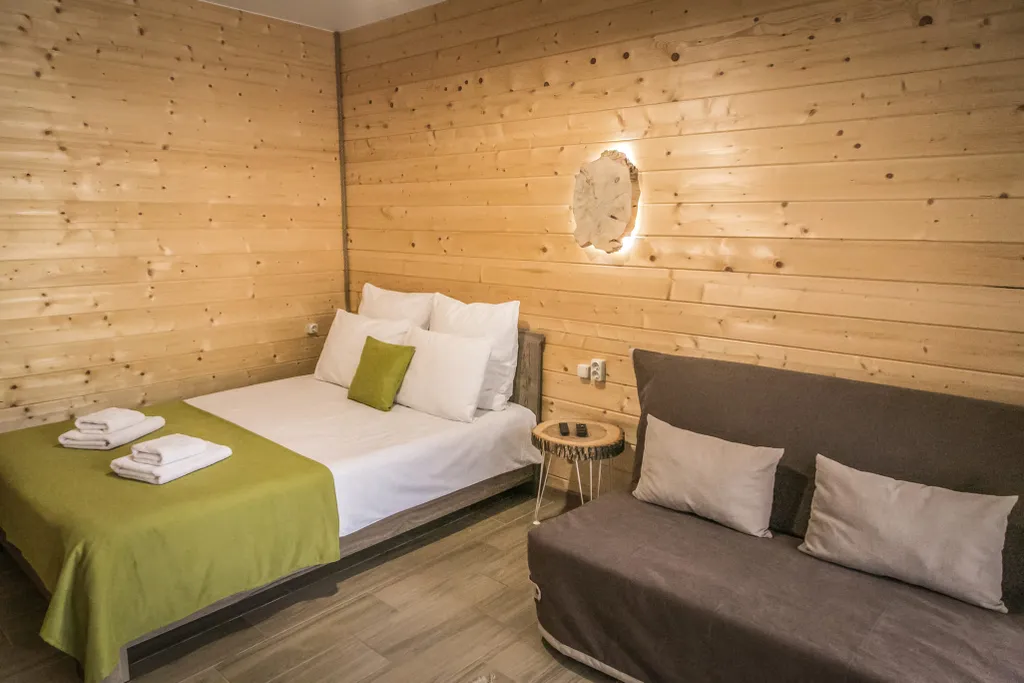 Коттедж для всей компании с видом на горы