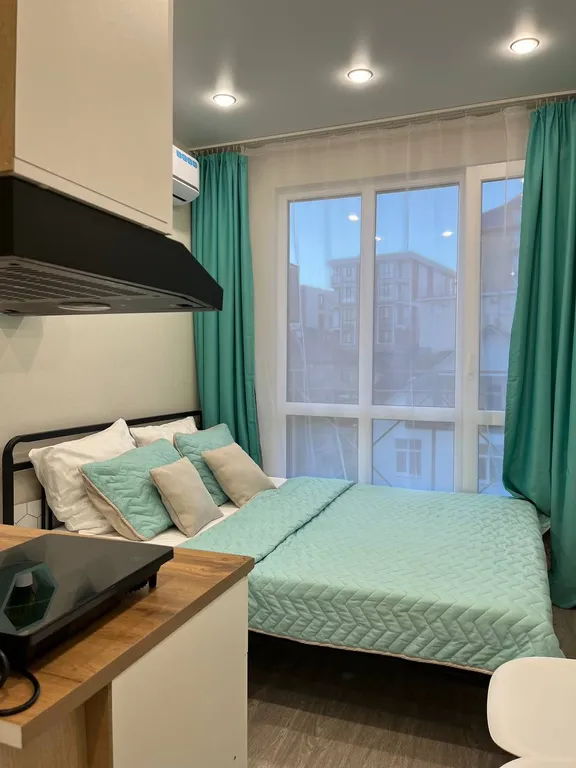 Студия для двоих с панорамным окном