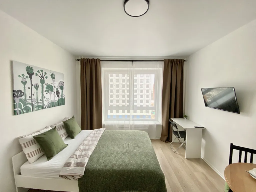 Квартира Стильная свежая студия в новом доме — аренда посуточно в Люберцы