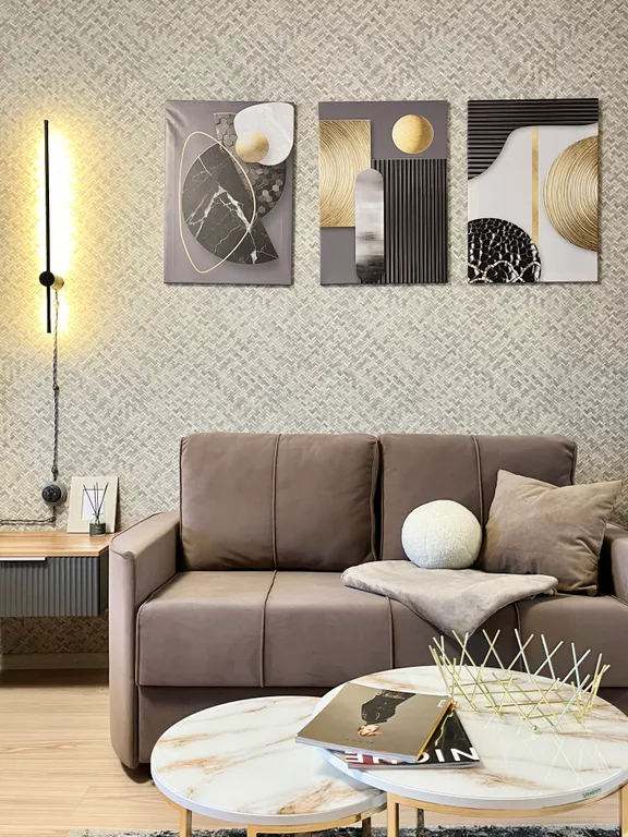 Дизайнерская квартира на Взлетке рядом с торговым центром Планета