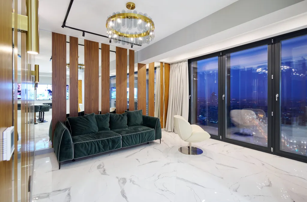 Vip апартаменты в парус-сити на 21 этаже, 101 метр, центр, 2 балкона