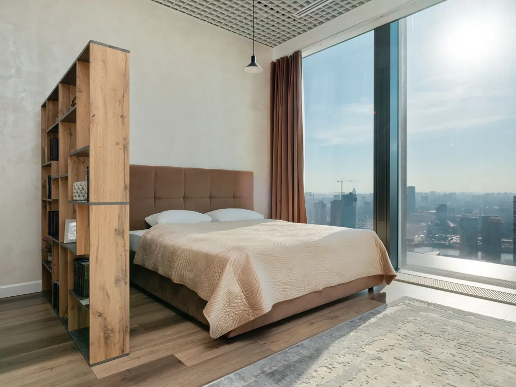 Neva Shedar 28 этаж 51 м2 панорамный вид на город. Шикарный закат.