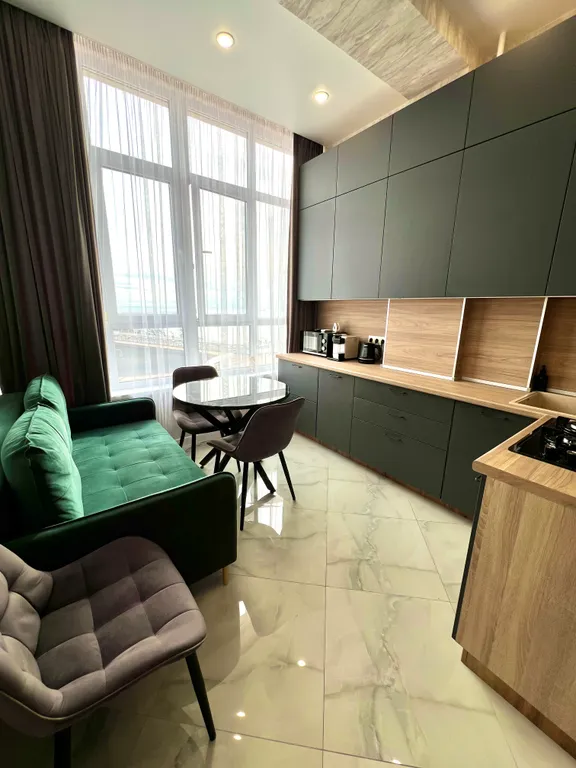 Квартира Квартира Уютная студия с потрясающим видом на море — Геленджик