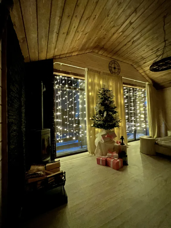 Коттедж Дом Чудо с горячей купелью и дровяной печью — Тимково