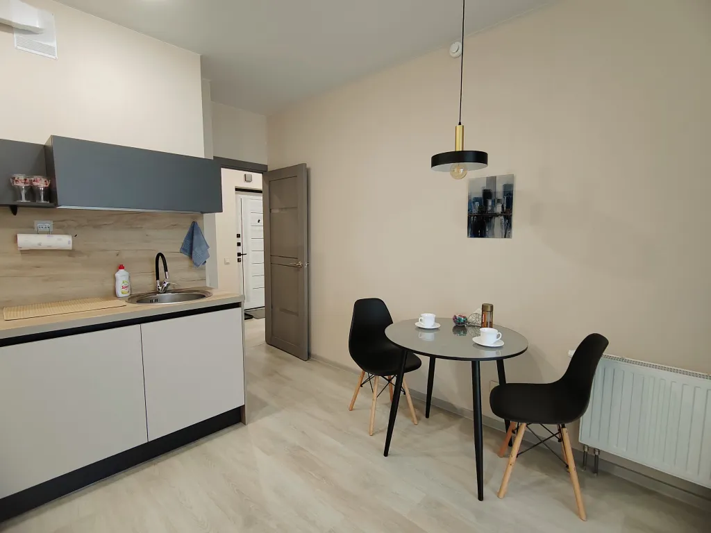 Панорамная квартира на верхнем этаже с видом на город