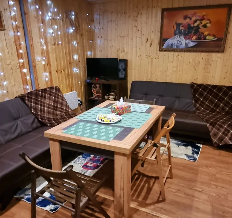 Дом с баней на дровах