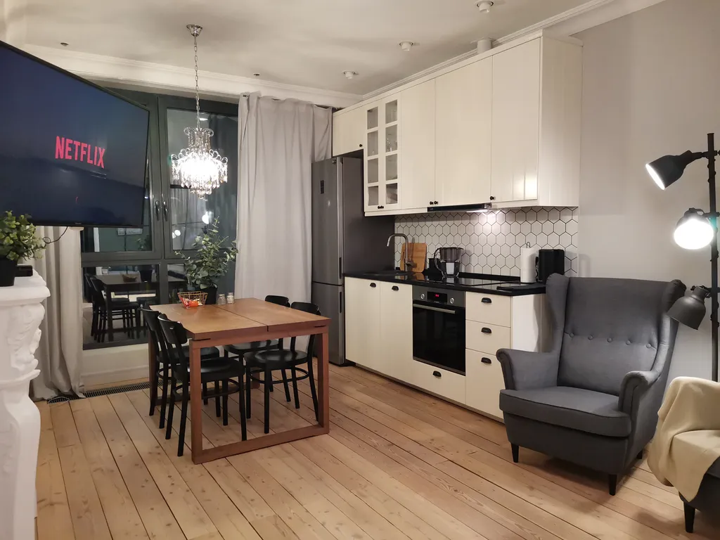 Квартира Квартира c панорамными окнами у ТЦ Авиапарк — Москва