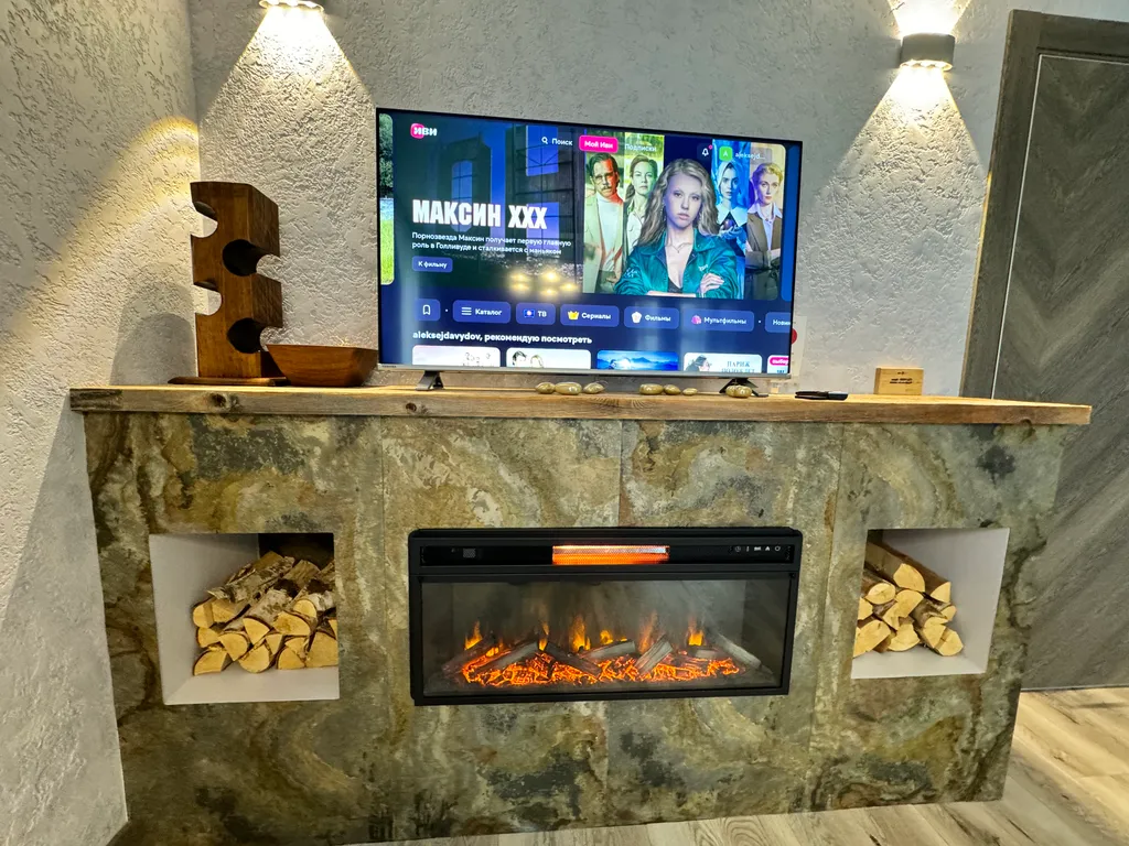 "Охта  Адвент" 53 м. "Лес" с камином у курорта