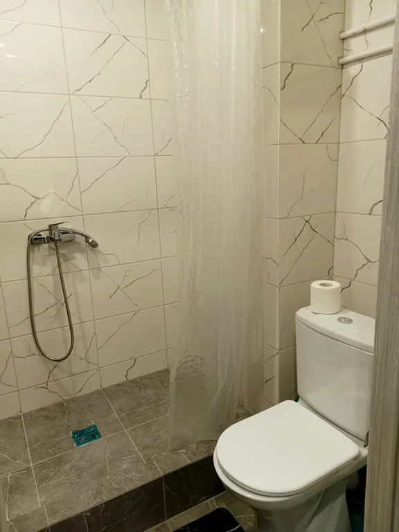 Уютная студия в новом доме с видовым балконом