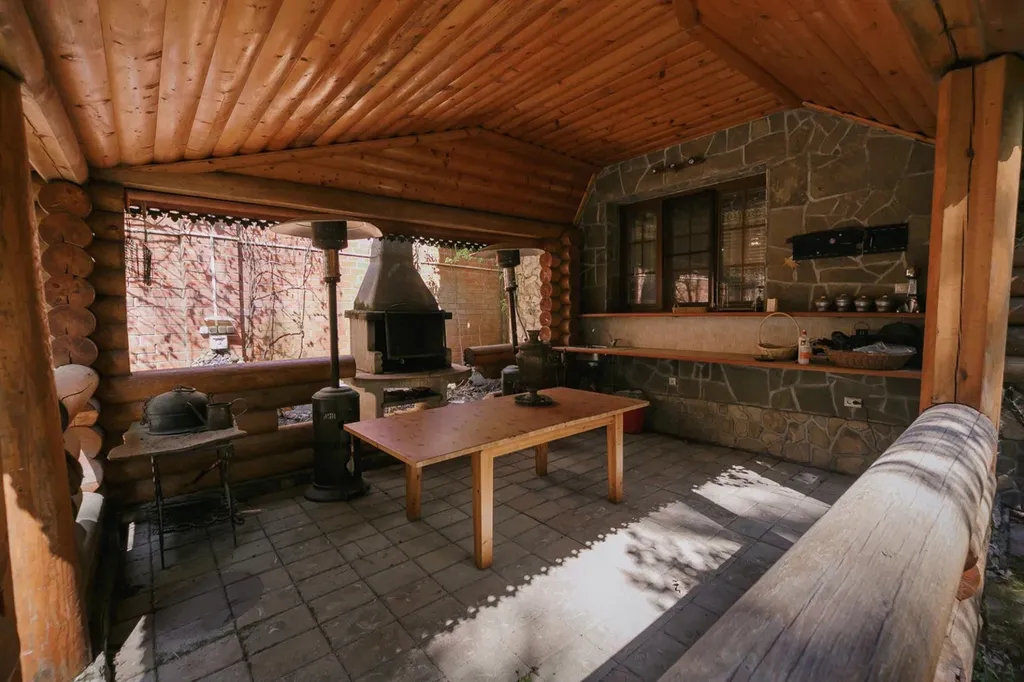 Коттедж Дом с тропическим бассейном, сауной и каминами — Московский