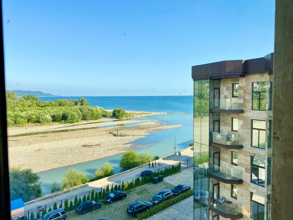 Квартира Квартира Комфорт студия с видом на море и реку — Лазаревское