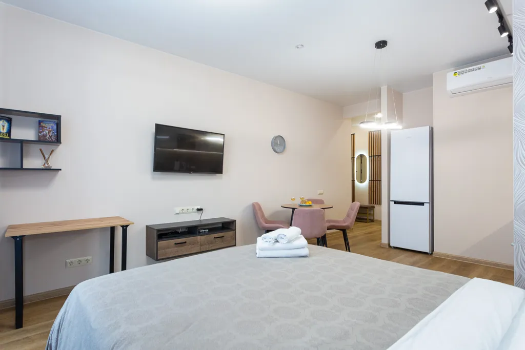 Квартира Квартира Студия для двоих в элитном небоскребе жк grando у метро — Новосибирск