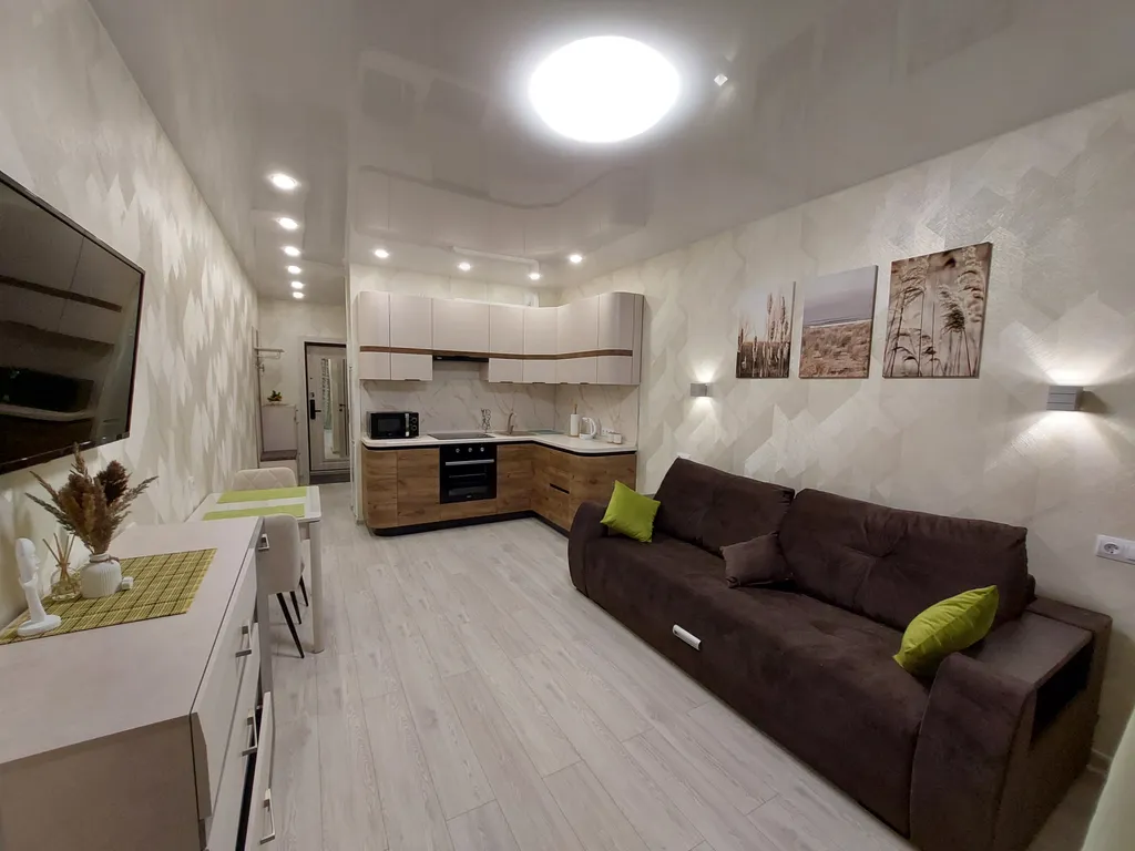 Квартира Студия Северный берег с кондиционером в самом сердце города — аренда посуточно в Архангельск