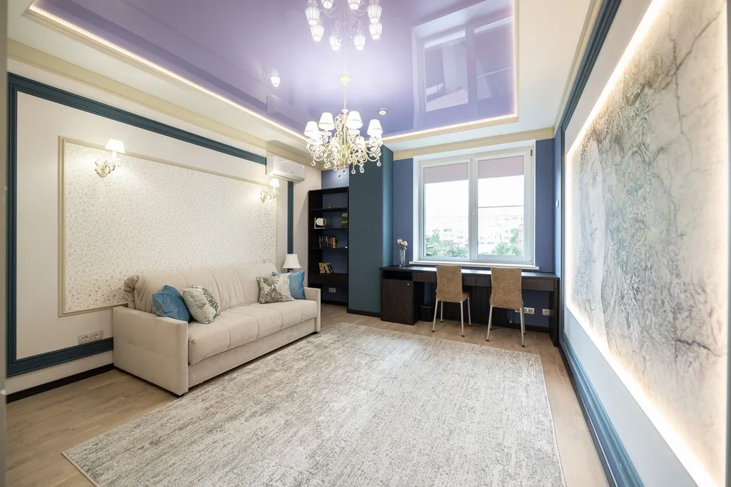 Большая квартира с кондиционерами и камином