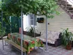 Стол под виноградником.