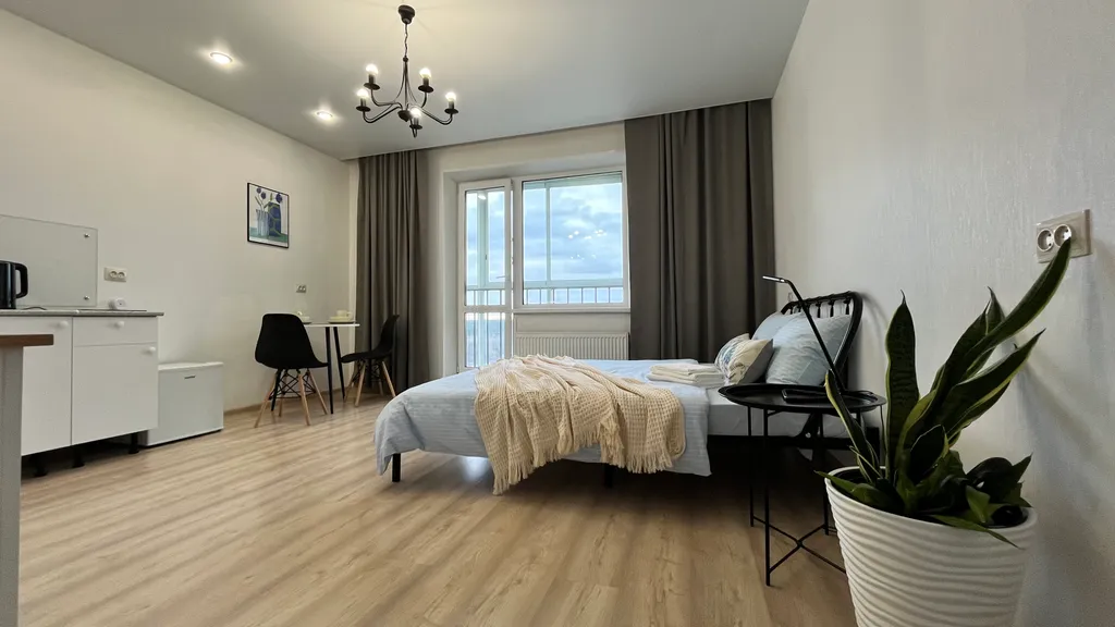 Квартира Уютная студия с видом на реку и лесной бор — аренда посуточно в Челябинск