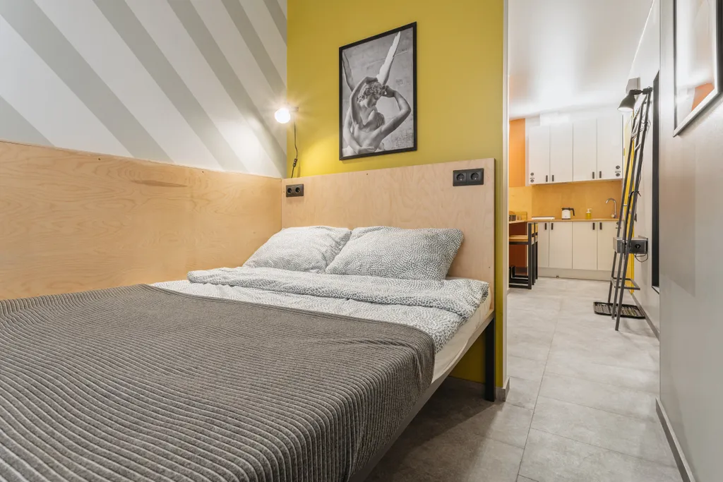 Квартира Квартира Смарт-студия у метро Василеостровская — Санкт-Петербург