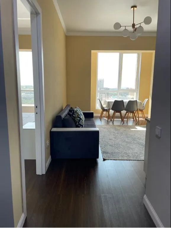 Квартира 1-комнатная квартира рядом с Мегой с видом на горы — Алматы