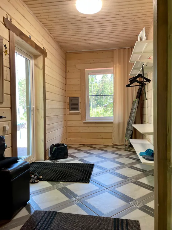 Одноэтажный дом с 2 спальнями, сауной и видом за Выборгский залив