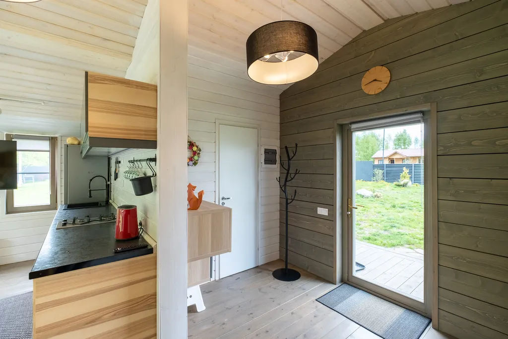 Лисий домик с камином