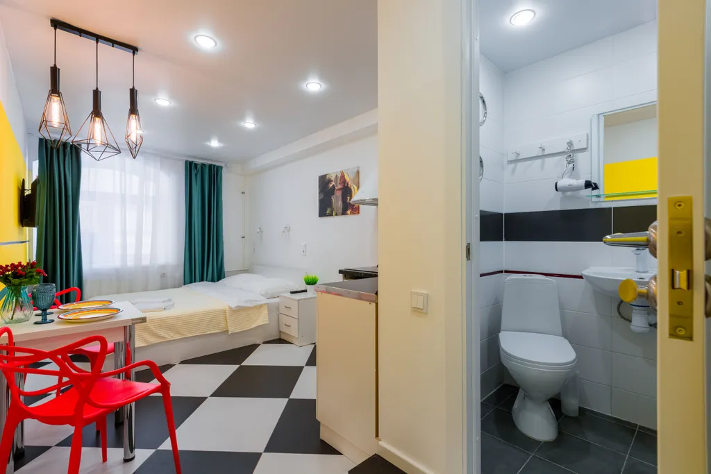 Квартира Стильные апартаменты студия — Санкт-Петербург