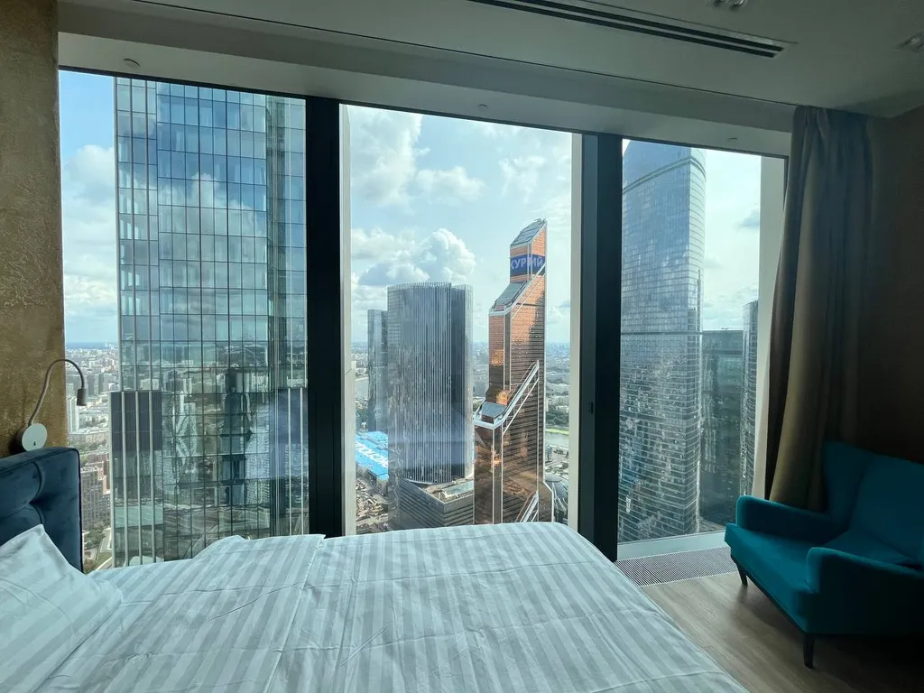 Студия с видом на Москву-Сити