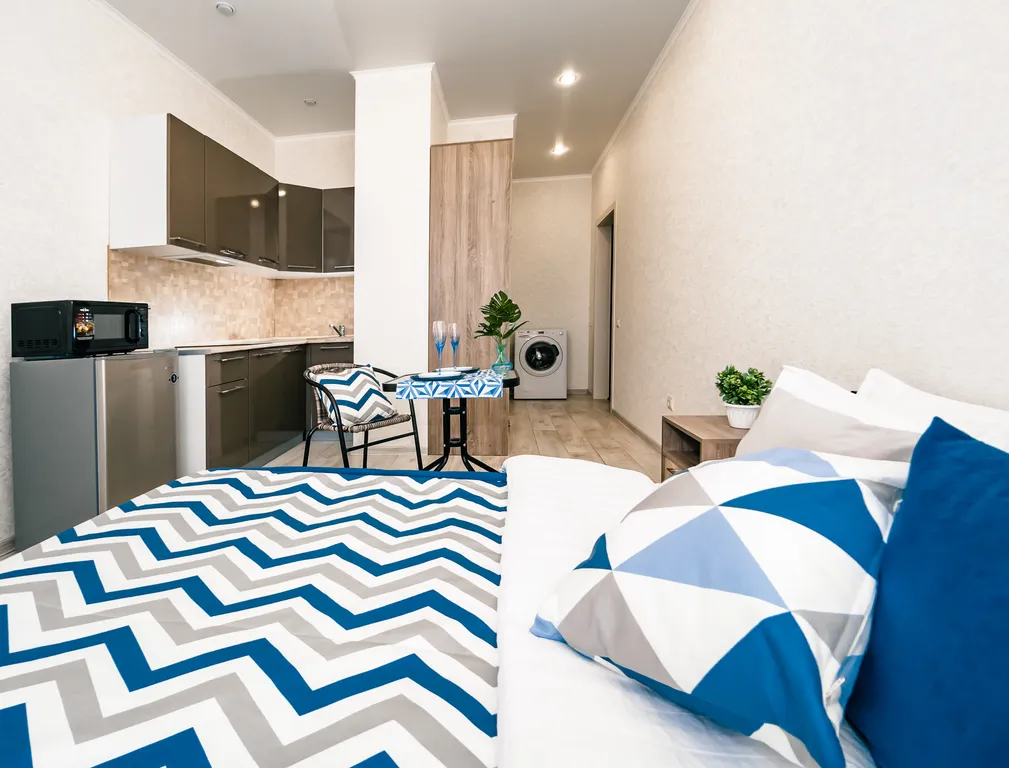 Квартира Квартира Дизайнерская студия с евроремонтом — Анапа