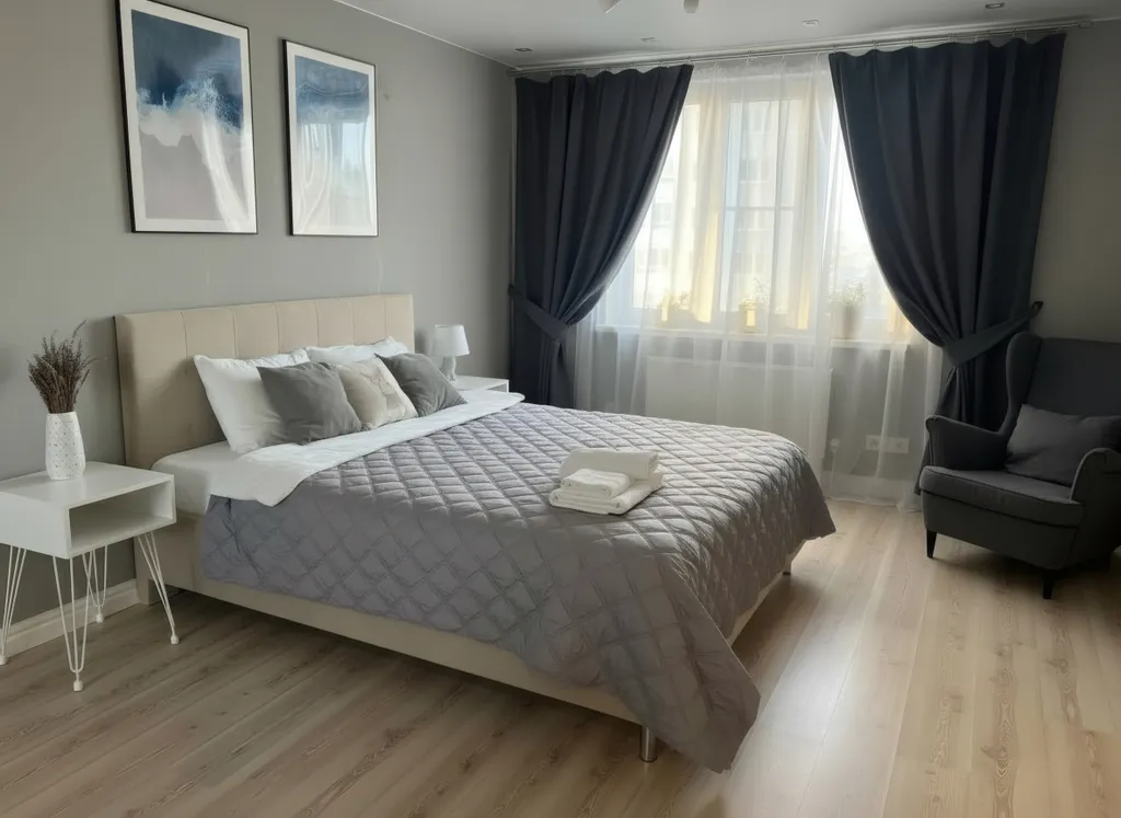 Апартаменты рядом с аквапарком Океанис и парком Швейцария