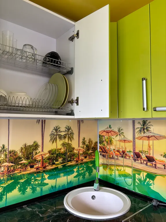 Яркая квартира с большой светлой лоджией