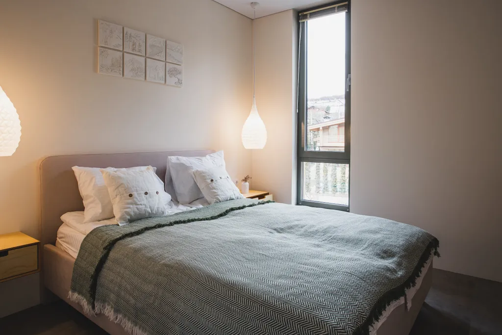 1-е апартаменты с видом на горы и бассейном