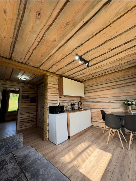 Дом с баней в лесу