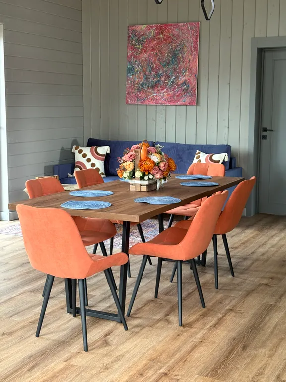 Коттедж Комфортный коттедж с сауной и купелью — Бугры