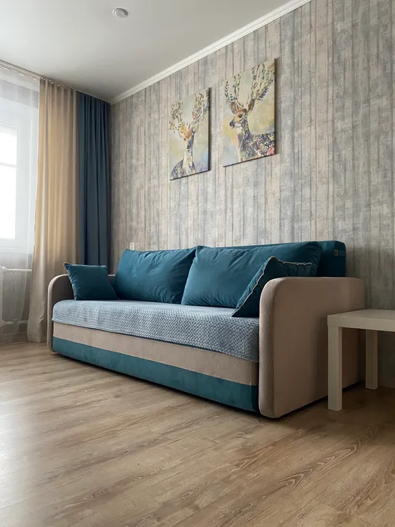 Светлая и чистая однокомнатная квартира