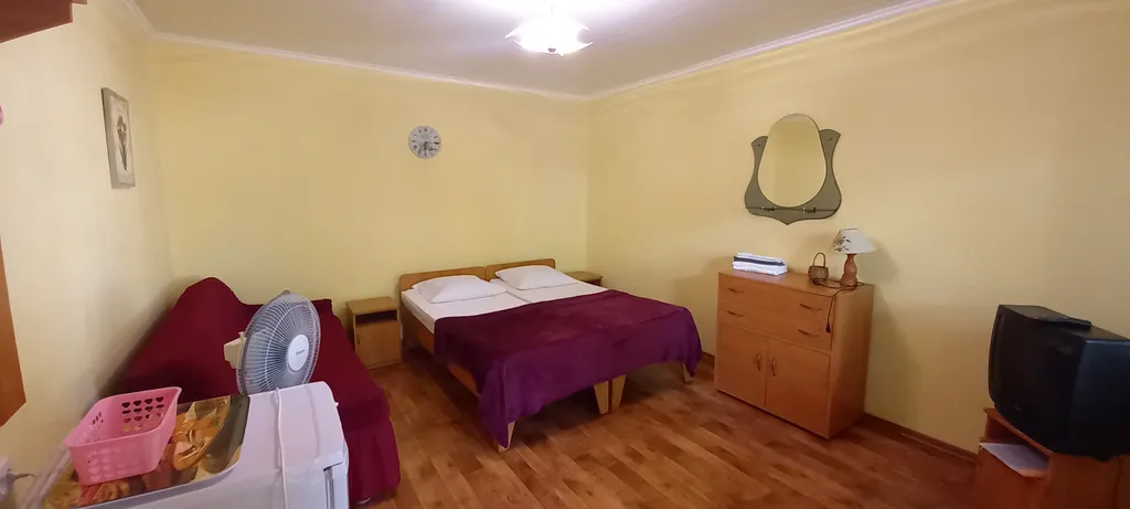 Комната для 2х гостей со всеми удобствами (вентилятор)