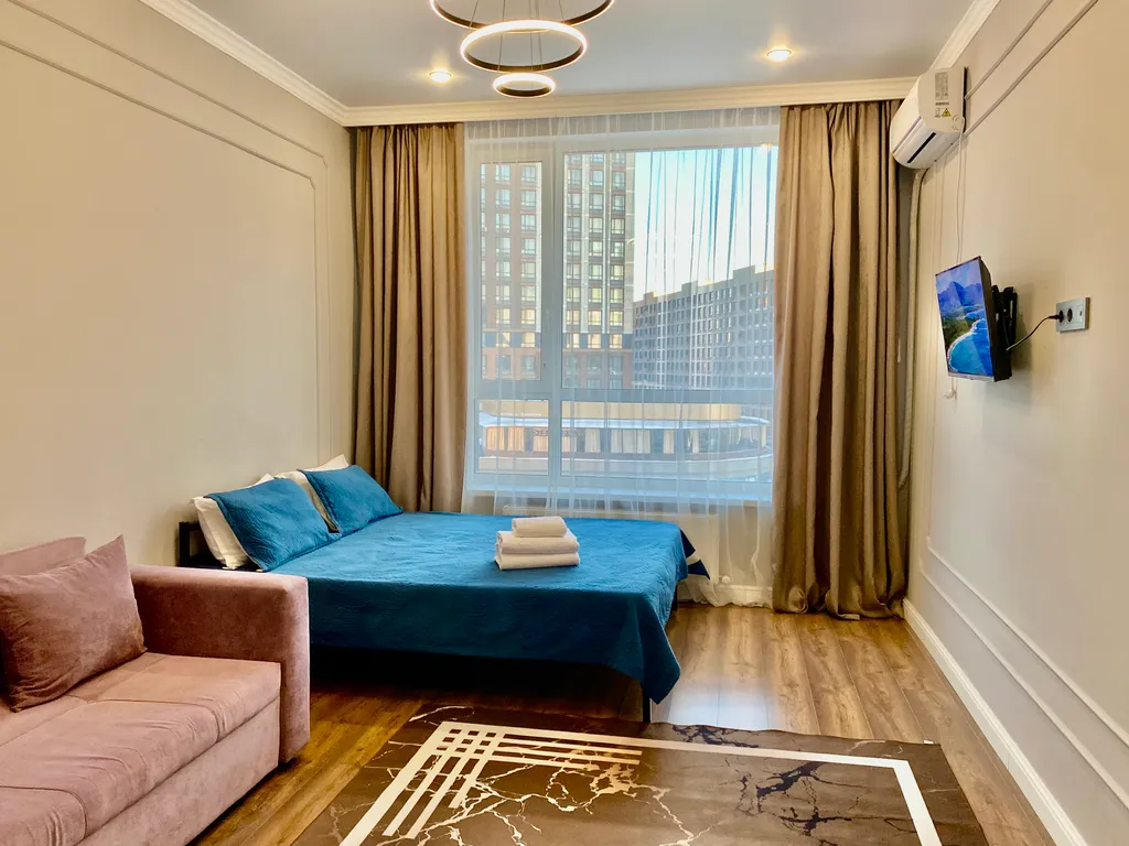 Центр левого берега Хан шатыр, ЖК Sat city.