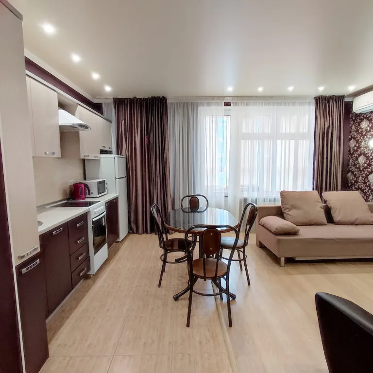 Квартира Квартира Студия с видом на море в ЖК Кавказ 550м от моря — Анапа