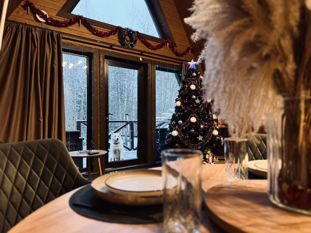 Коттедж Просторный дом A-frаmе у леса — Кискелово