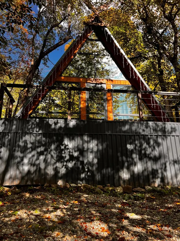 Коттедж Дом А-фрейм в живописном лесу — Архыз