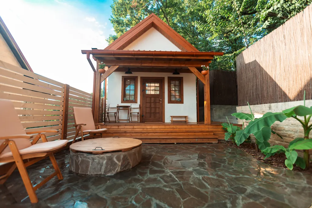 Домик с баней