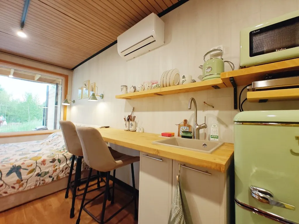 Дом 10m2 — чан, кухня, Wi-Fi