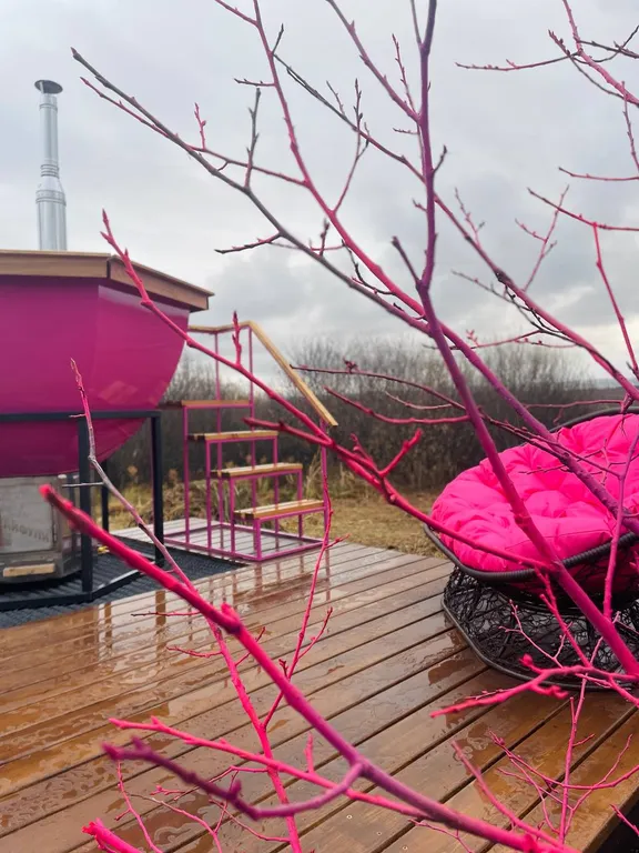 Дом с розовым чаном