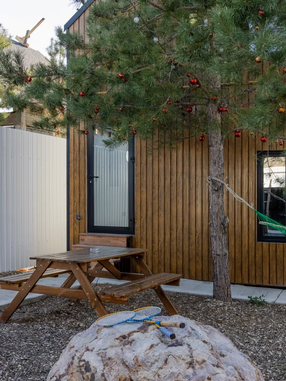 Дом Барн премиум класса с уникальным видом на горы и реку Сок