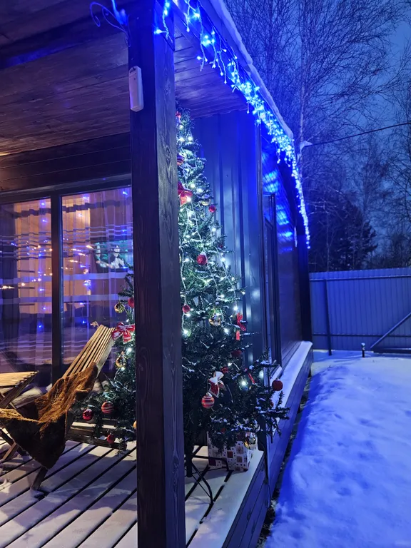 Загородный дом под соснами с сауной и чаном